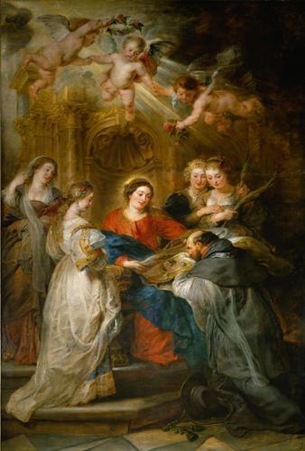 Peter Paul Rubens Ildefonso altar Sweden oil painting art